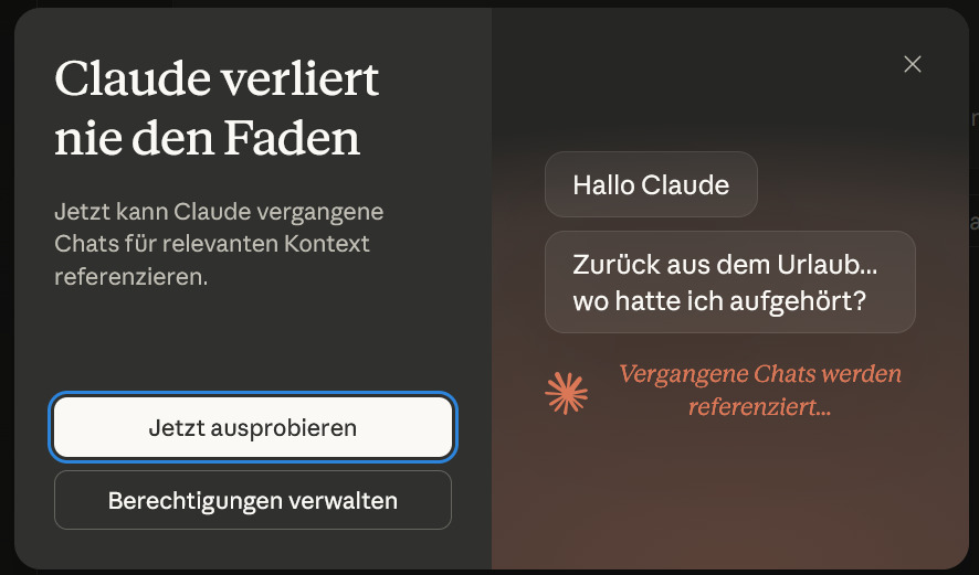 Anthropic notification: Claude verliert nie den Faden