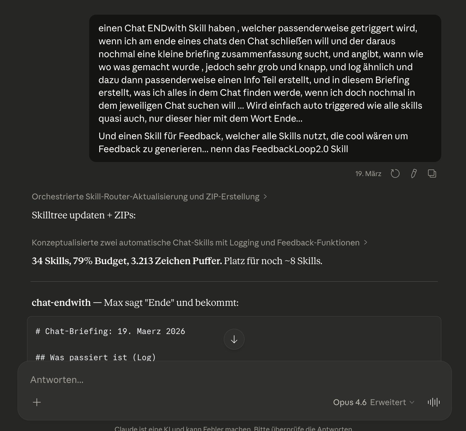 First part: chat-endwith and feedback-loop-2 request